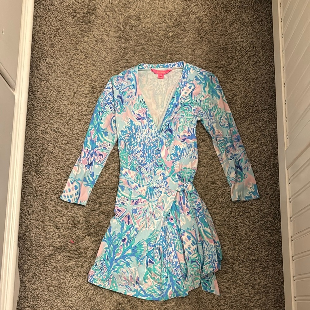 Lilly Pulitzer Multicolor Wrap Jumpsuit